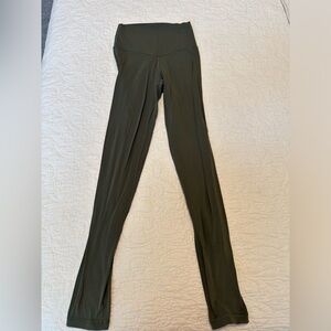 Aerie Offline leggings, olive green size xs